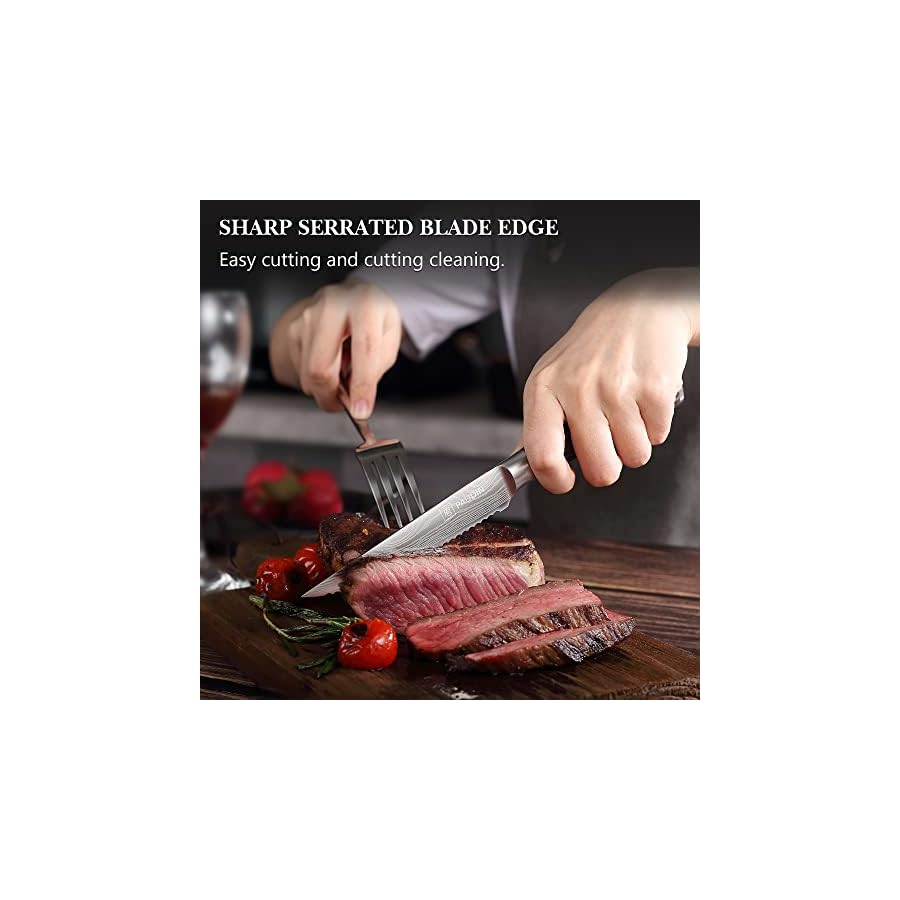 PAUDIN-Steak-Knives-Set-of-6-Kitchen-Steak-Knife-45-Inch-High-Carbon-Stainless-Steel-Steak-Knives-Serrated-Steak-Knife-with-Pakkawood-Handles-Dinner-Knives-with-Gift-Box PAUDIN Steak Knives Set of 6, Kitchen Steak Knife 4.5 Inch, High Carbon Stainless Steel Steak Knives, Serrated Steak Knife with Pakkawood Handle, Dinner Knives with Gift Box