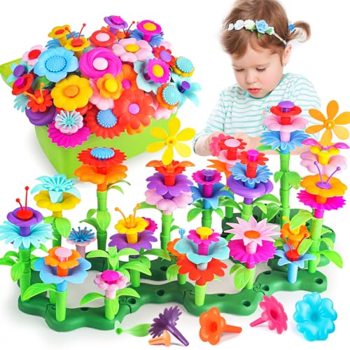 CENOVE Blumengarten Spielzeug für 3-6 Jährige Mädchen, DIY Bouquet Sets...