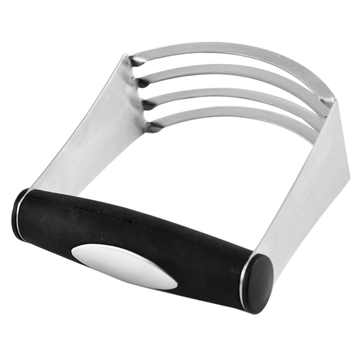 OUNONA Pastry Baking Dough Tool Stainless Steel Flour Scraper Handheld Flour Mixer for Home Use