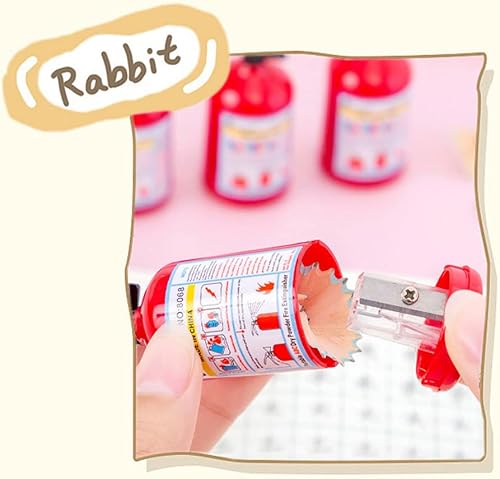 Miniatura 3 de JITEM Sacapuntas 3 Pcs Fire Extinguisher Shaped Pencil Sharpener Single Hole Design Manual Pencil Sharpener for Kids Adults Classmates Friends Gift