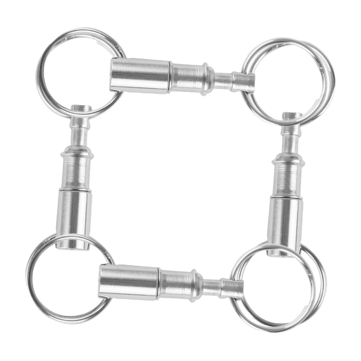 Toyvian Portachiavi Staccabile con Doppio Sgancio Rapido per Chiavi Leggeri E Resistenti Accessori per Borse E Chiavi