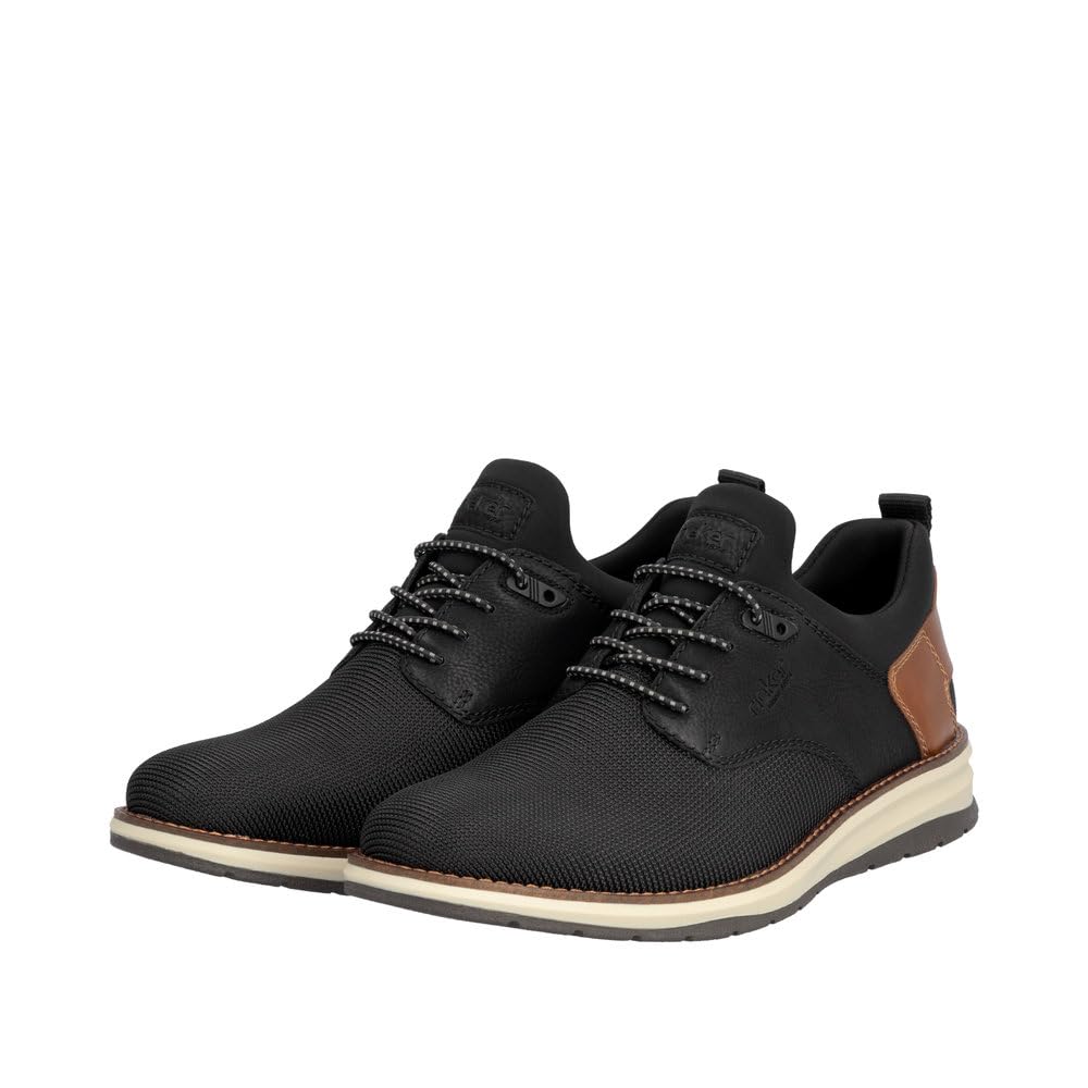 Rieker HWK Herren Halbschuhe Sneaker Low Slipper schwarz/braun schwarz