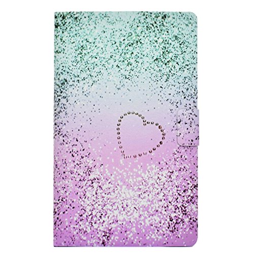CXTcase Coque Galaxy Tab A6 10.1 Pouces Pochette Tablette Protecteur Flip Magnétique Etui Housse de Protection avec Fente Carte pour Samsung Galaxy Tab A 10.1 SM-T580 SM-T585 2016/2018 Amour