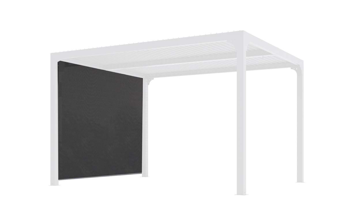 Rideau Pour Pergola Bioclimatique 8 Personnes Gris - PERBIR30