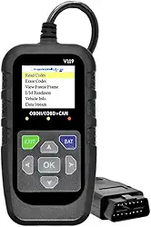 Ferramenta de diagnóstico de scanner OBD2 para carro, leitor de código, testador de tensão, verifique o código de falha da luz do motor, OBD2/EOBD para carro e caminhão de protocolo OBDII desde 1996+