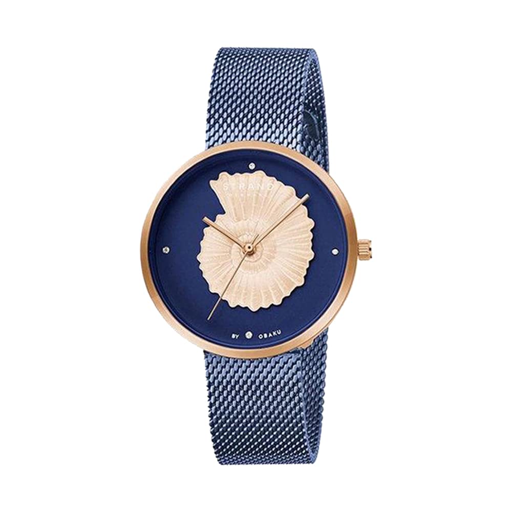 Strand By Obaku Seashell Ocean Analog Blue Dial Womens Watch-S700LHVLML-DSS (B09C3C89L4) Amazon Price History, Amazon Price Tracker