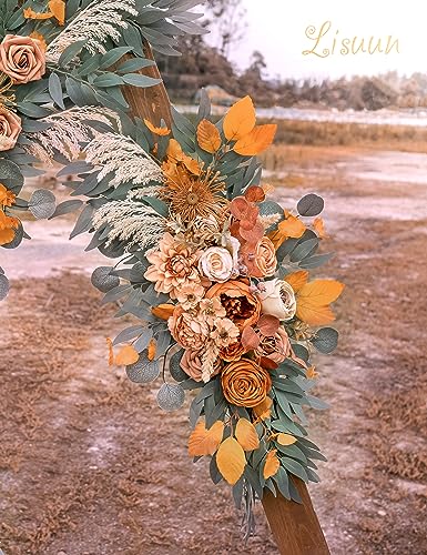 Lisuun-Wedding-Arch-Flowers-Artificial-Flowers-for-Decoration-Large-Flower-Swag-for-Fall-Wedding-Ceremony-Floral-Decor-Pack-of-2