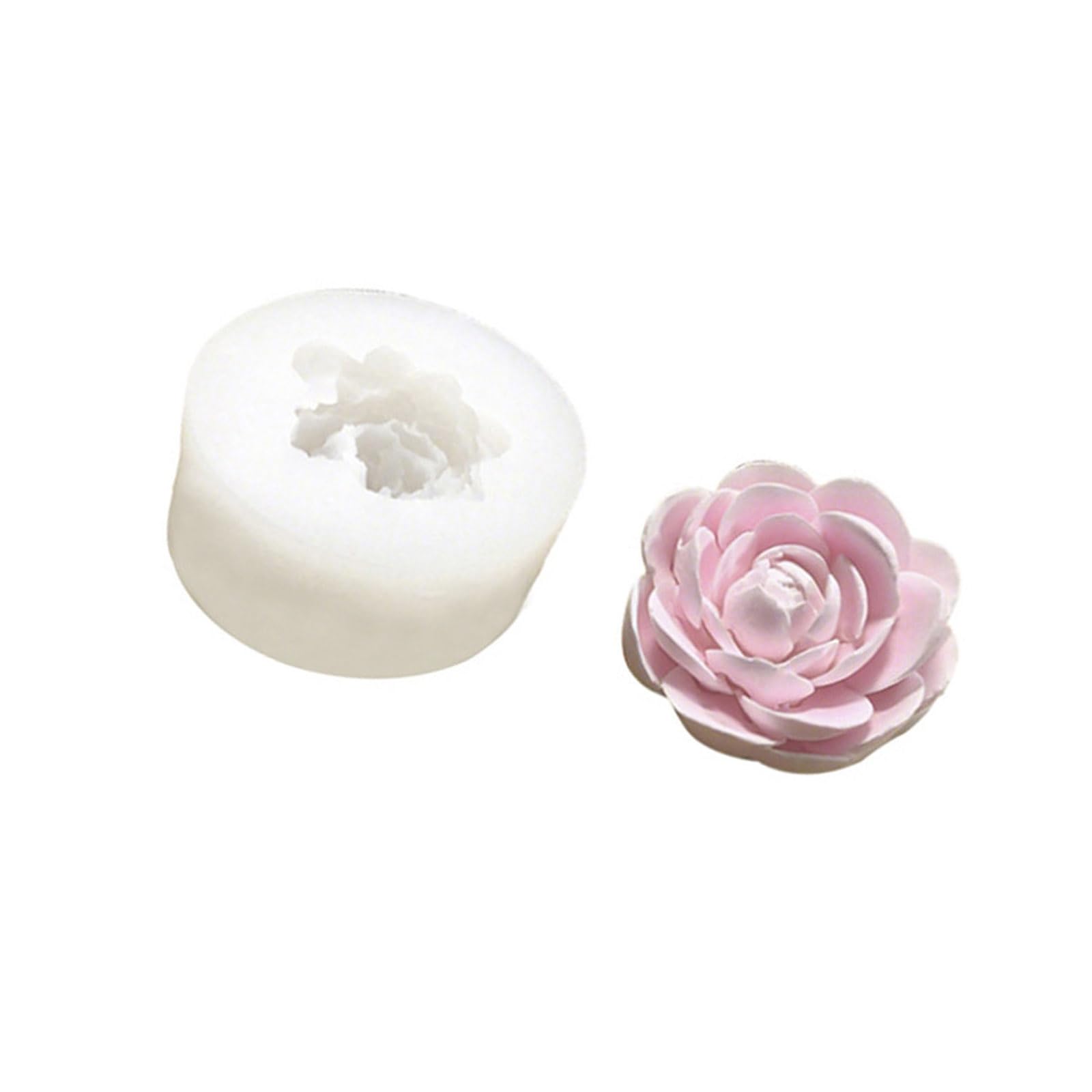 HZBB Silicone Molds for Epoxy Resin Making Soap Easy Demolding Flower Shape Silicones Silicone Mold