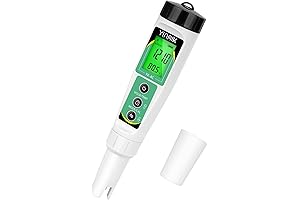 EC Salt TDS Meter: 4-in-1 Salinity, Conductivity, TDS, and Temperature Meter