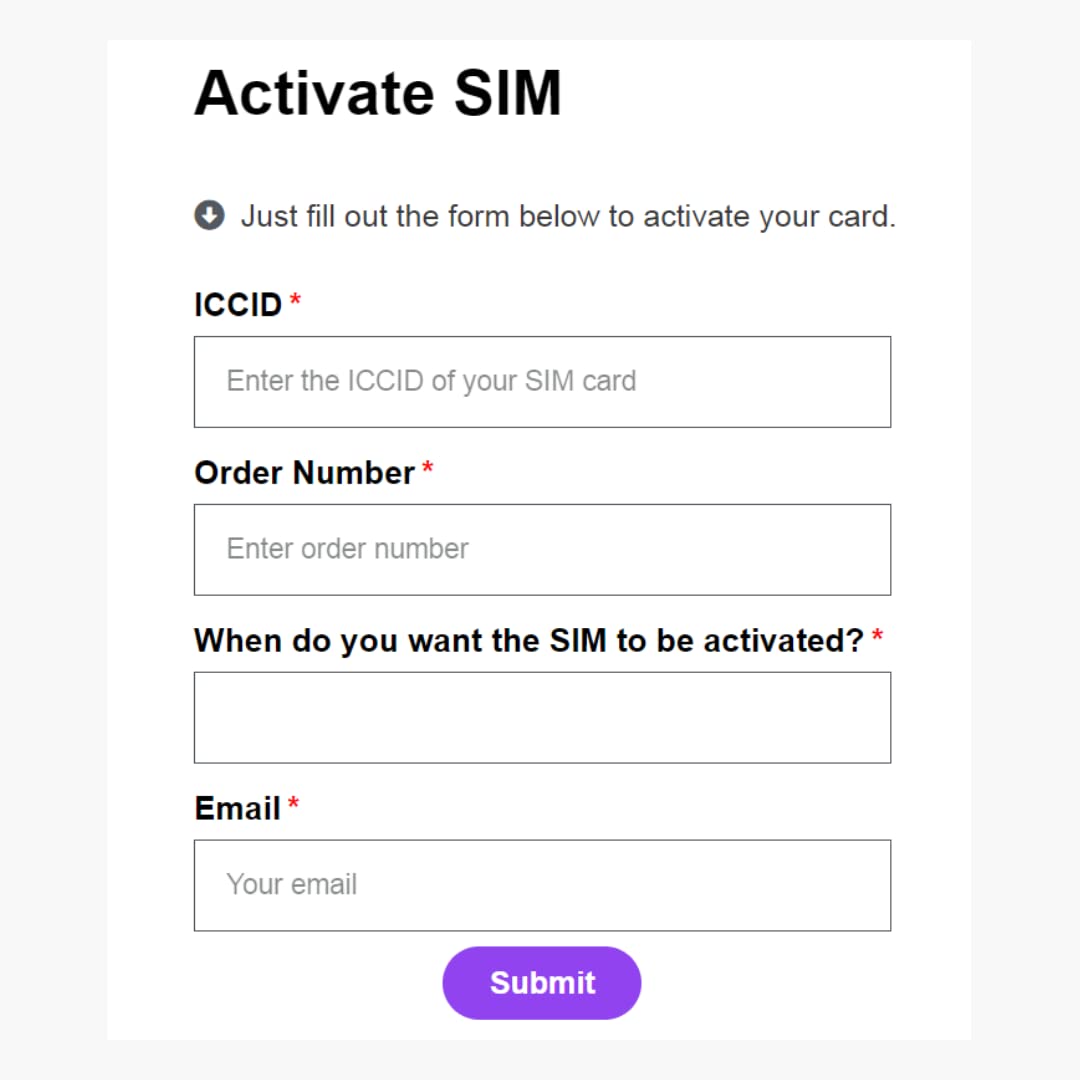 Tarjeta SIM de Datos China - 80GB 5G/4G Datos 60 días para China Continental