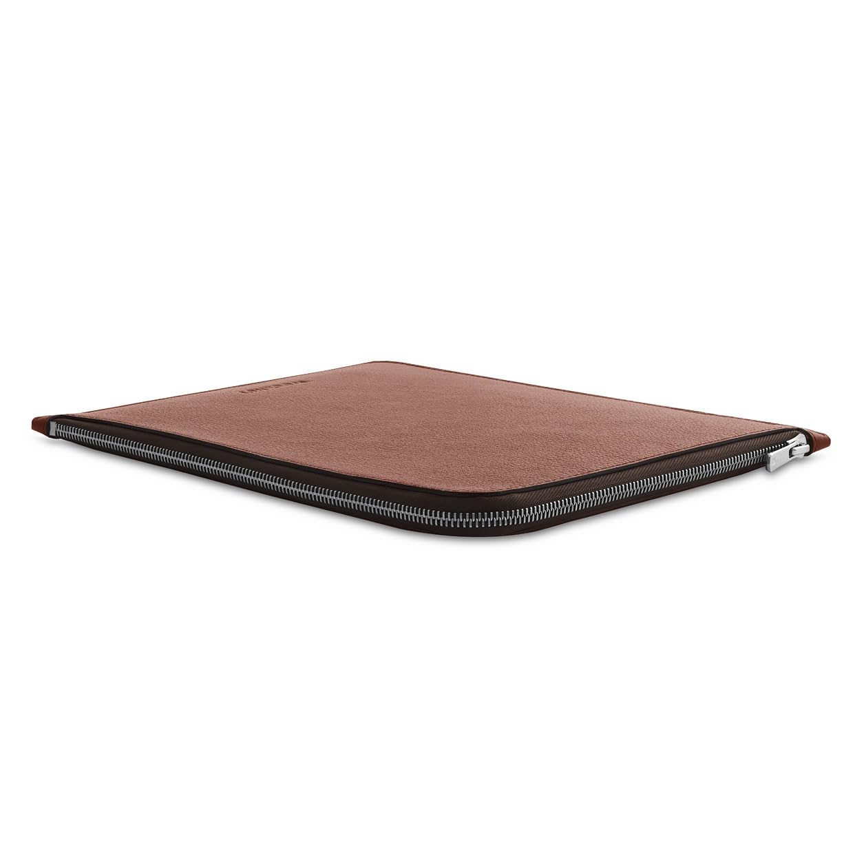 WOOLNUT Leder Folio f. iPad Pro 11 (M4/M5), iPad Air 11 (M2/M4) & iPad 10.9 (Gen 10) – Braun, Vollleder Hülle m. Reißverschluss & Stifthalter, passend f. iPad Pro/Air/10.9" Modelle 2018-2026