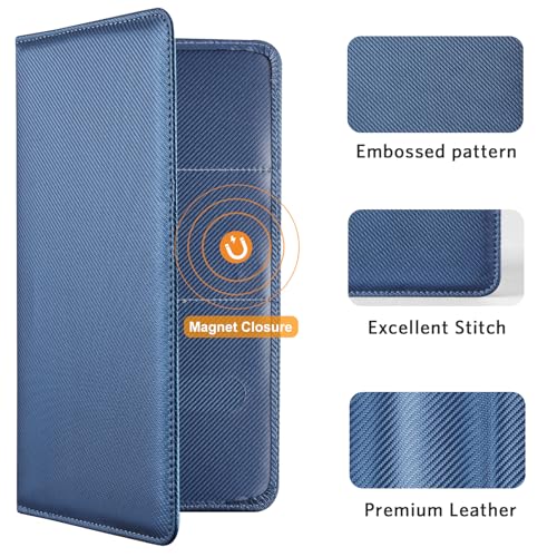Image of CoBak Car Registration and Insurance Holder | Vehicle Glove Box Organizer, Auto Truck Compartment Document Case with Magnetic Closure for Insurance & Driver License