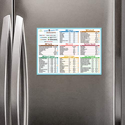 image for Superb Home Best Improved Version Instant Cooking Times Cheat Sheet La