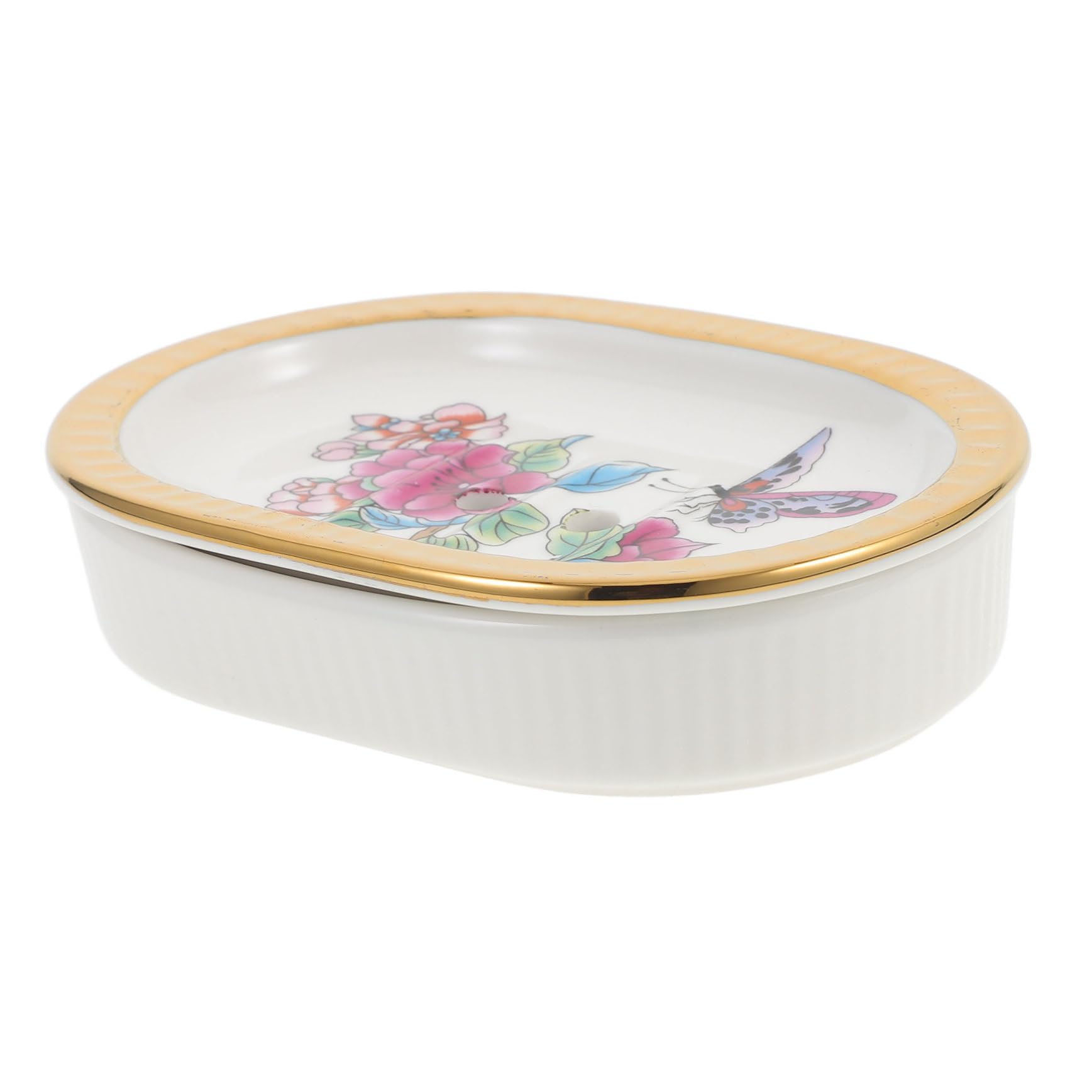 Garneck 3 Eleganti Portasapone in Ceramica Portasapone Rotondi Per Dare Un Tocco Di Stile Al Tuo Bagno