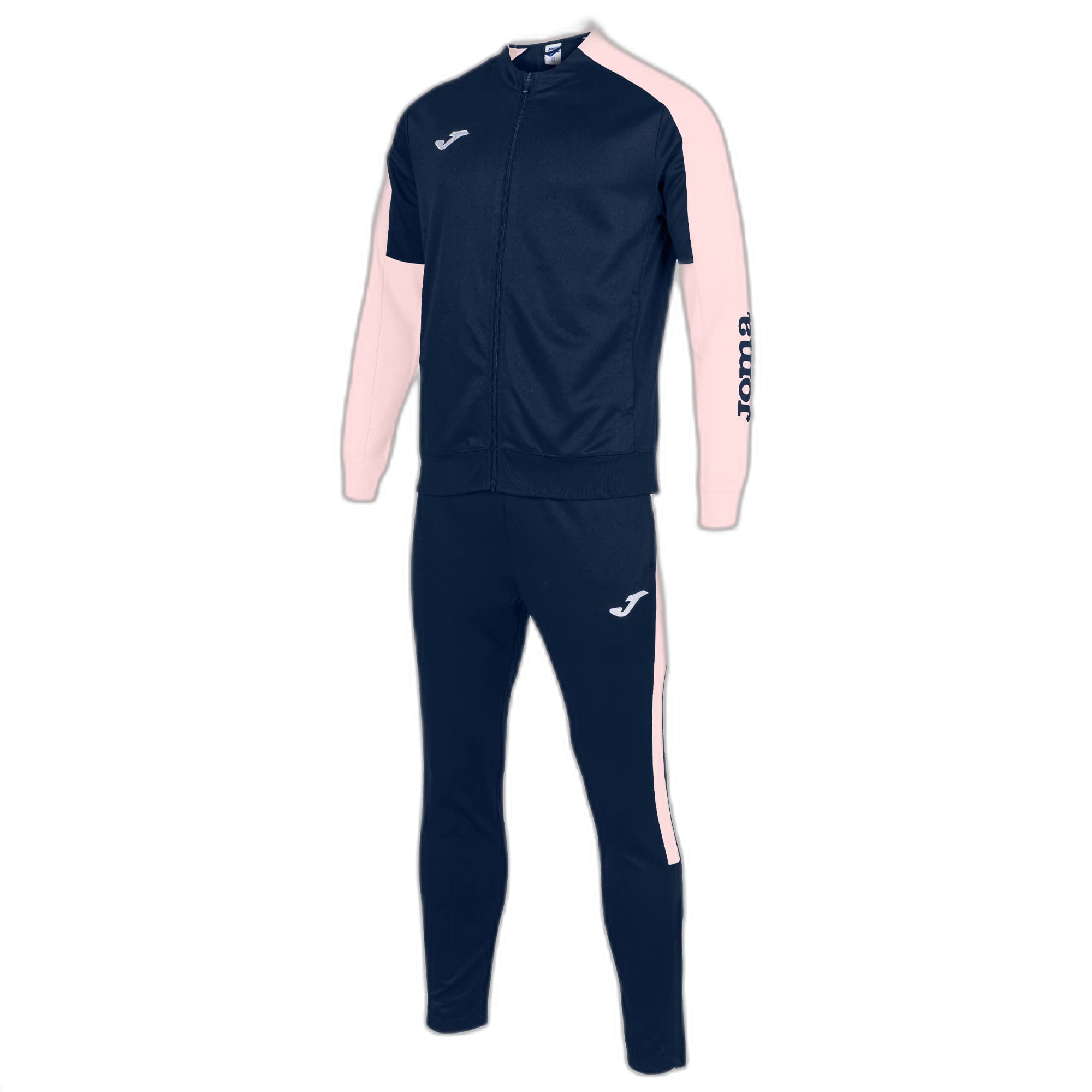 Joma Men's Eco Championship Tracksuit, Navy/Pink, 6XS