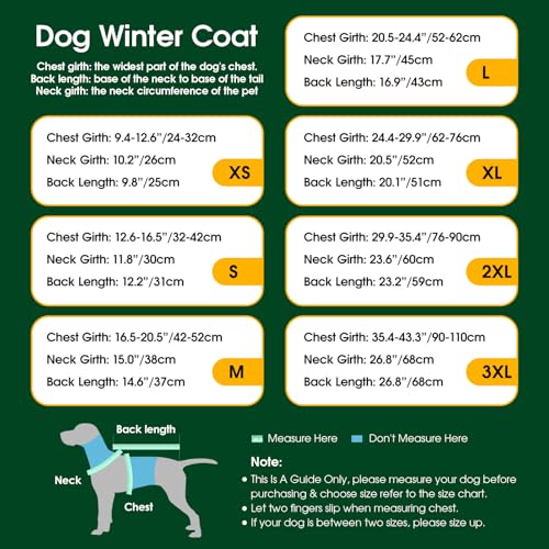 ASENKU Hundemantel für Kleine Hunde XS, Hundemantel Winter Wasserdicht, Fleece Reflektierende Hundejacke Warm mit Verstellbarem,Wintermantel Hund mit Geschirr Loch Karierte für Chihuahua,Dackel