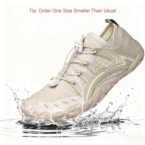Image of Water Shoes Womens Mens, Barefoot Quick-Dry Aqua Shoes for Outdoor Swimming, Running, Training, Surfing, Hiking and Kayaking