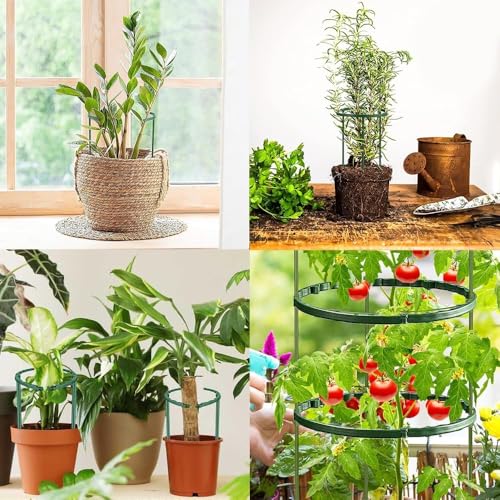 Tomaten Rankhilfe, 141 PCS Gurken Rankhilfe Mit Verstellbarer Höhe, Tomatenkäfig, Pflanzenstütze, Tomatenturm, Gurkenturm Rankhilfe, Rankgitter für Tomaten, Gurke Blumen,Pflanzen,Garten