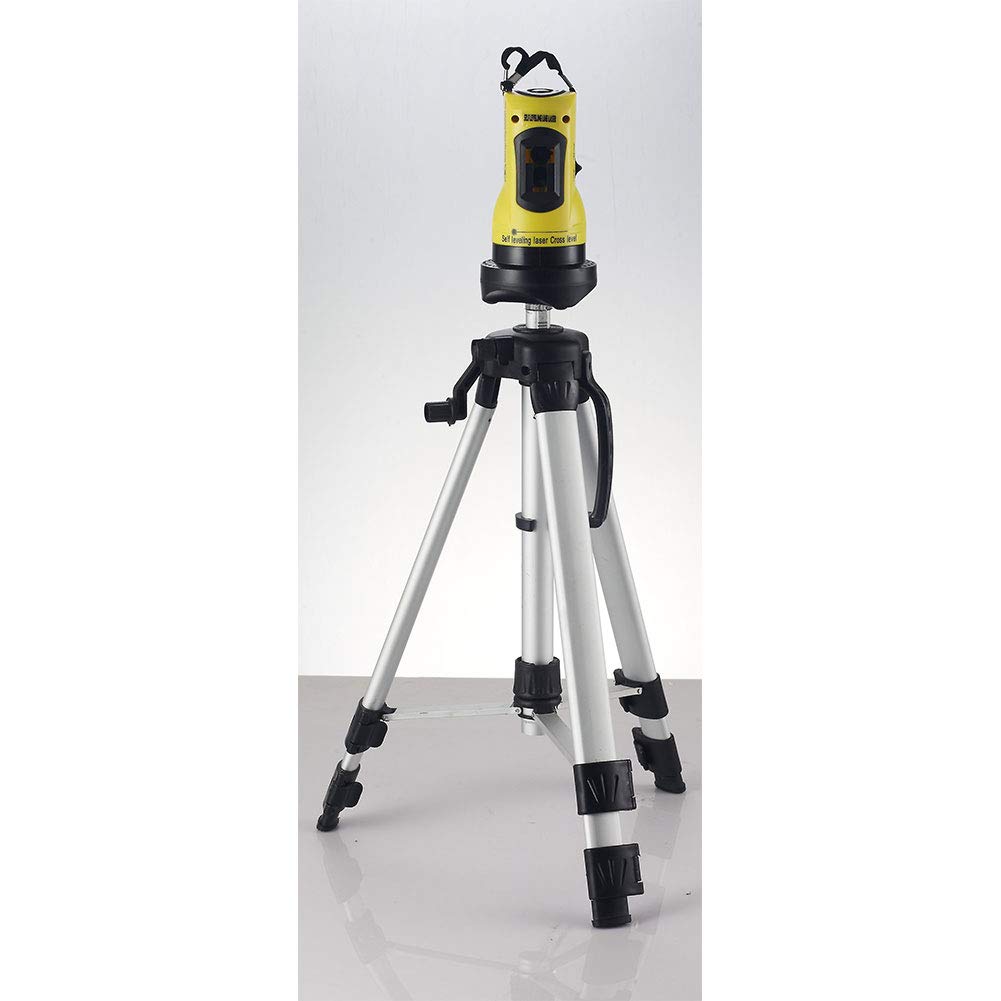 Kit Livella Laser a linee incrociate auto-livellante, 2 linee livella laser orizzontale e verticale, portata interna di 30 metri, Precisione ± 1mm / 1m