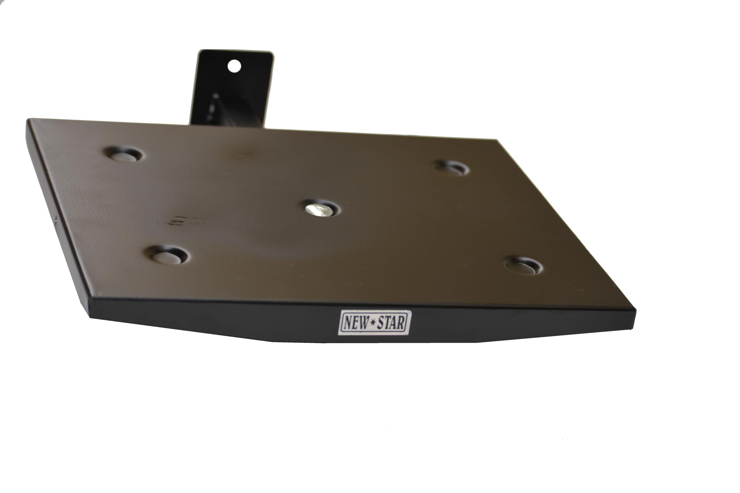 777-TP-NT1 | 360° Full Motion Heavy Duty Universal Wall Mount Tray Stand (Black) | for Set-Top Box, DVD, WiFi, Landline Phone, etc.