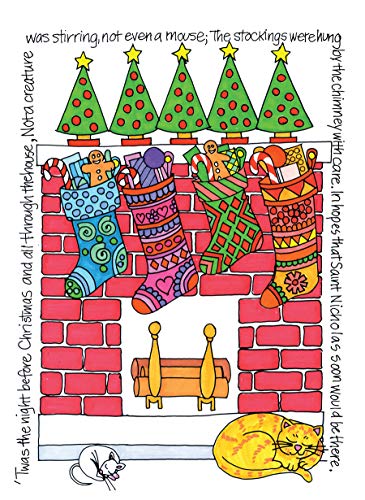 Creative Haven Merry Christmas Designs Coloring Book (Adult Coloring Books: Christmas) - Image 4