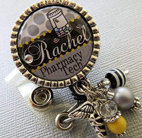 Pharmacist Id Badge Reel, Pharmacy Technician, Personalized Name Tag, Cpht, Pharmacist Badge, Rx, Gifts For Pharmacist, Medical Field Student, Personalized Id Badge Reel #TOP2