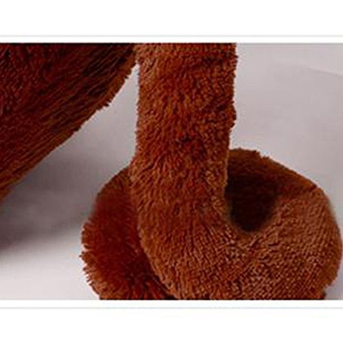 YunNasi Riesen AFFE Kuscheltier Groß Plüschtiere Orang-Utan Tier Spielzeug Realistisch Gestaltetes Stofftier Geschenk für Kinder Freundin (130CM)