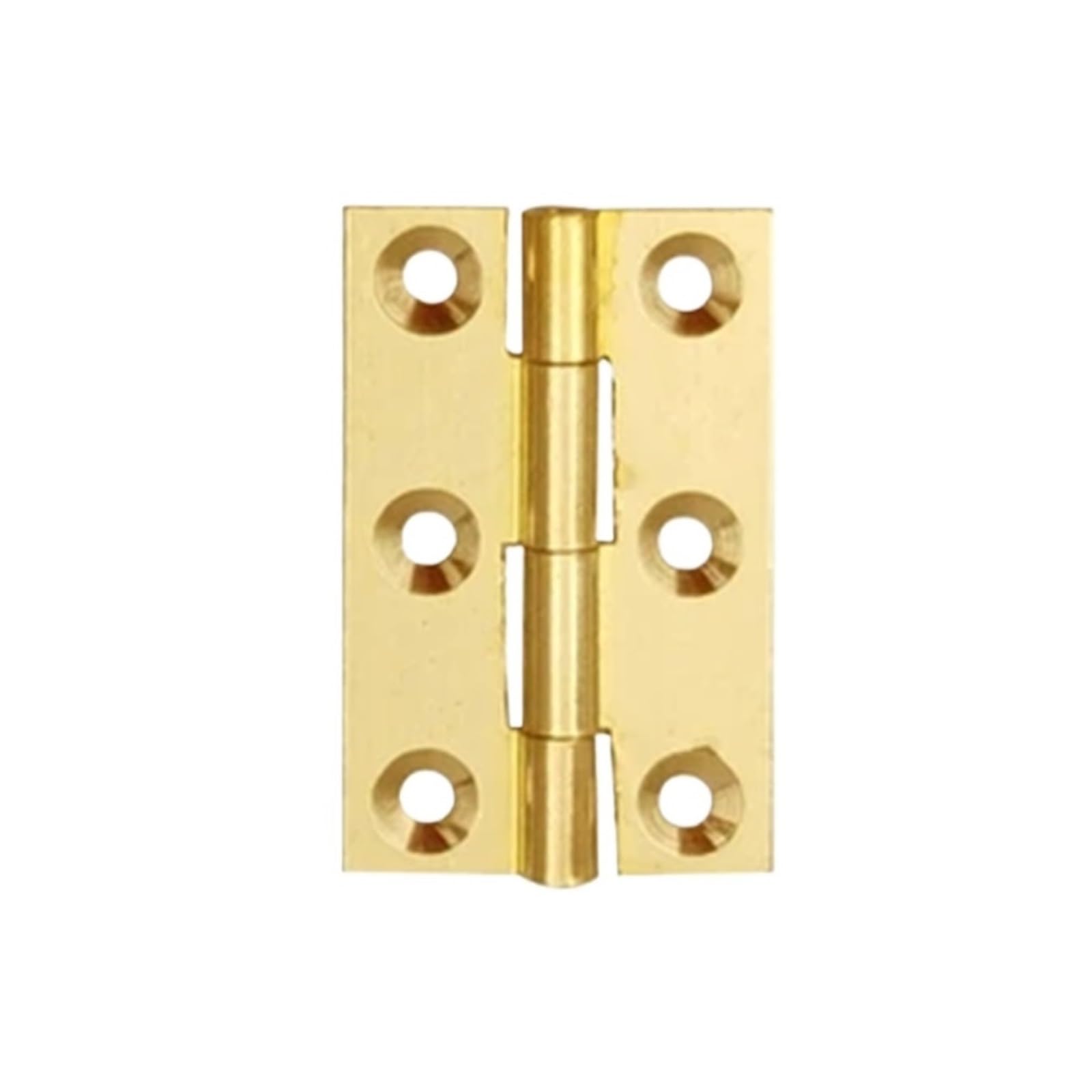 Cerniera per Porta, ferramenta per Porta, 2 Pezzi, Cerniere per Porta in Ottone da 1/1,5/2/2,5/3 Pollici, Cerniera a Battuta per Porta di cassetti e armadietti