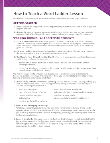 Daily Word Ladders Content Areas, Grades 4-6 - Image 5