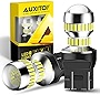 AUXITO Upgraded 7440 7443 LED Bulbs for Reverse Lights Super Bright T20 7441 7444 LED Light Bulb for Backup Light Tail Brake Signal Parking Lights, 6000K Xenon White