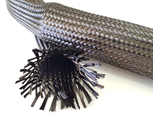 Gaine en fibre de carbone extensible 12-40mm tresse isolante +800°C
