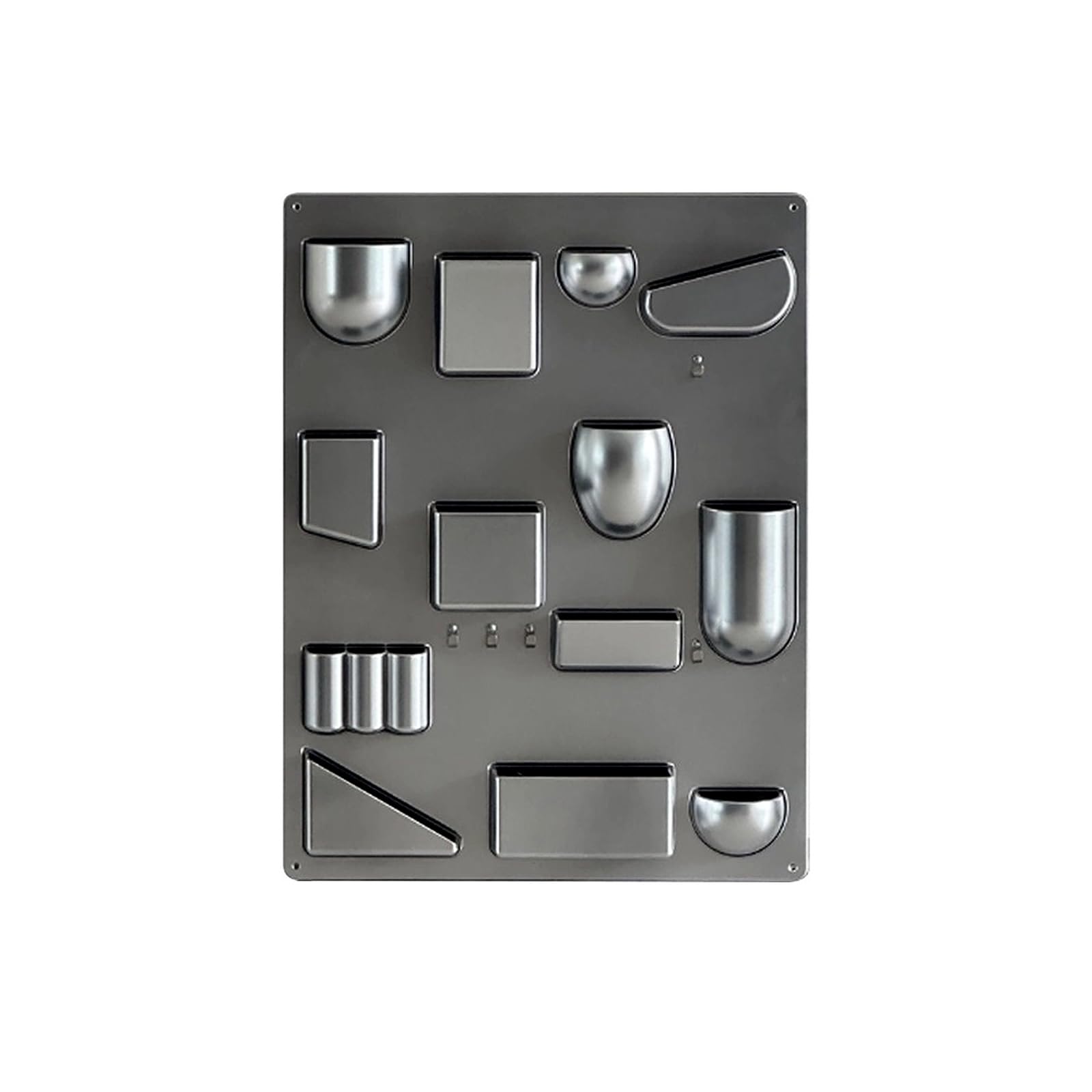 Creative Silver Wall-Mounted Sto Rack - Multi-Purpose Desktop nizer for Entrance, Doorway, and Miscellaneous Items - Slish Home Decor Solut