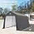 Raysfung 7' x 12' Outdoor Storage Shelter Shed, Portable Storage Shed Heavy Duty Portable Garage with Roll-up Zipper Door for Generator, Vehicles,Motorcycle