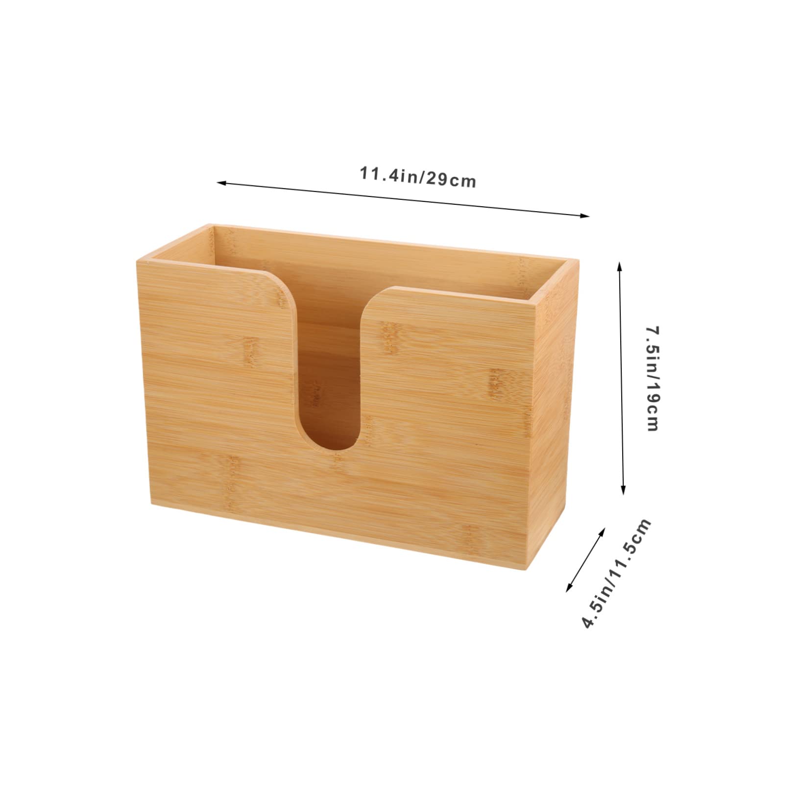 WOONEKY Paper Towel Holder Bathroom Napkin Holder Tray Paper Plate Holder Countertop Paper Holder Wall Mount Towel Rack Commercial Toilet Paper Holder Paper Towels Dispenser Wooden