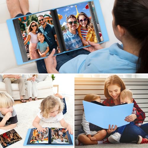 Aevdor PHOTO ALBUM 8X10 HOLD 152 PHOTOS 8X10 Photo Album 152 Pockets Hold 8X10 Photos, Photo Album 8X10, Large Capacity Leather Cover Family Wedding Baby Photo Album For 8X10 Pictures, 8X10 Photo Album Book thumb #7