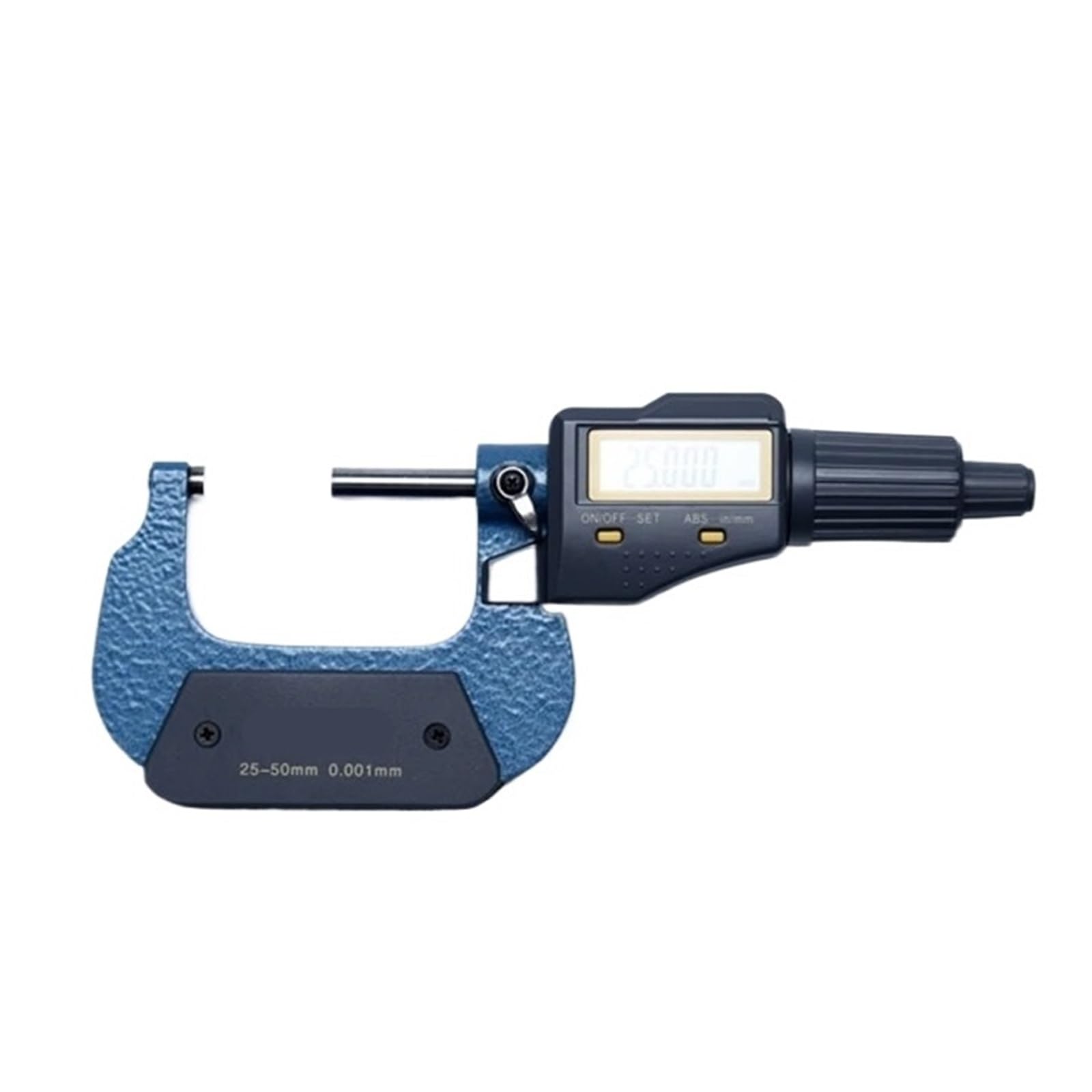 AWWVRLMM 25-50mm Digital Micrometer 0.001mm Micron Outside Electronic Micrometers Caliper Gauge Meter Inch/mm Thickness Measuring Tools