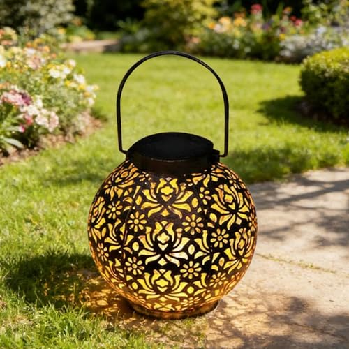 Linternas solares para exterior impermeables: iluminación decorativa para jardín 3
