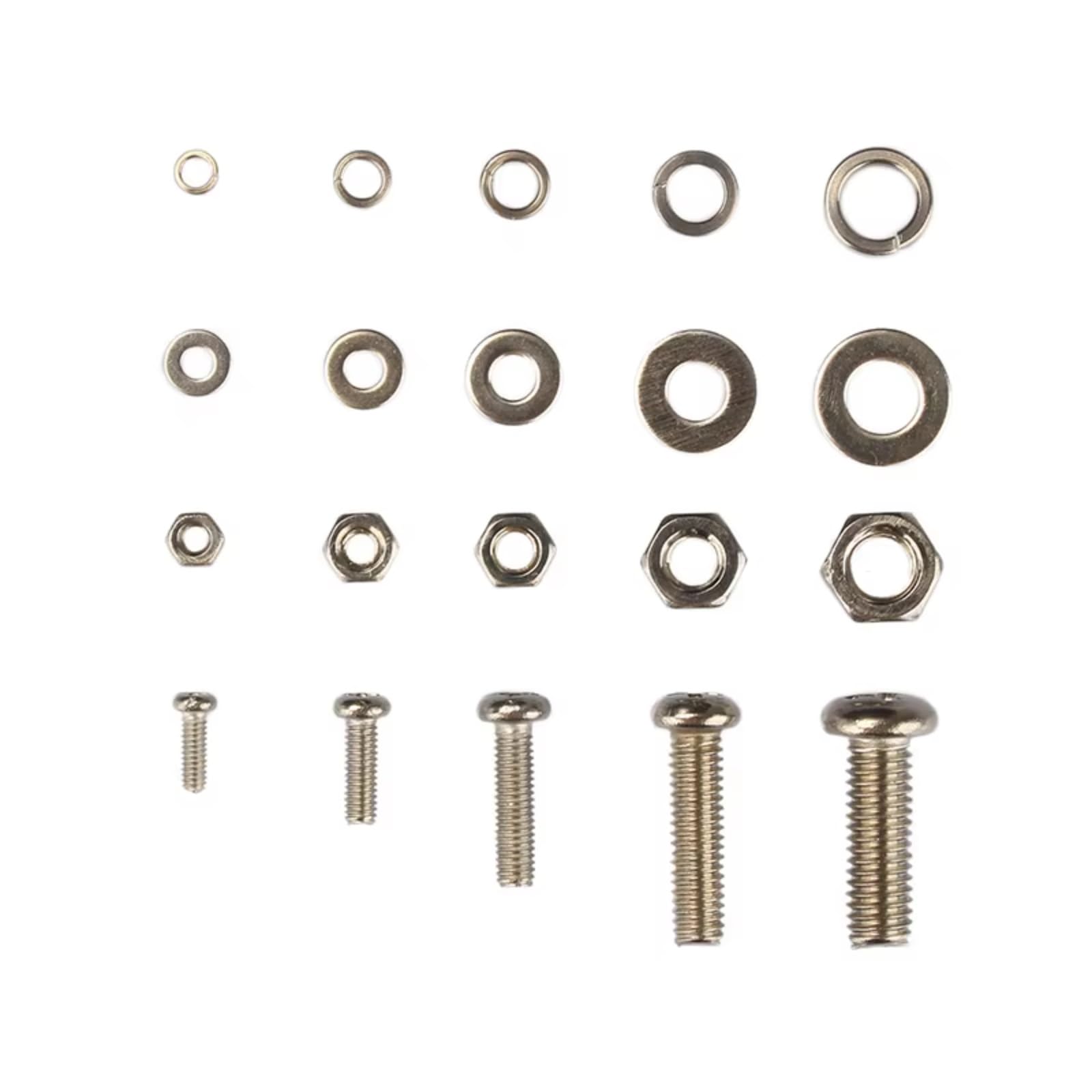 RC Pièces De Bricolage Pour Boulon Kit De 320 Vis Et Écrous En Acier Inoxydable SS304 Assortiment De Boulons Et Écrous M2 M2.5 M3 M4 M5