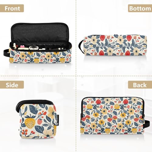 Bolsa de viaje resistente al calor Trendy Summer Marble para planchas y rizadores de cabello, organizador portátil para accesorios de cuidado capilar miniatura 5