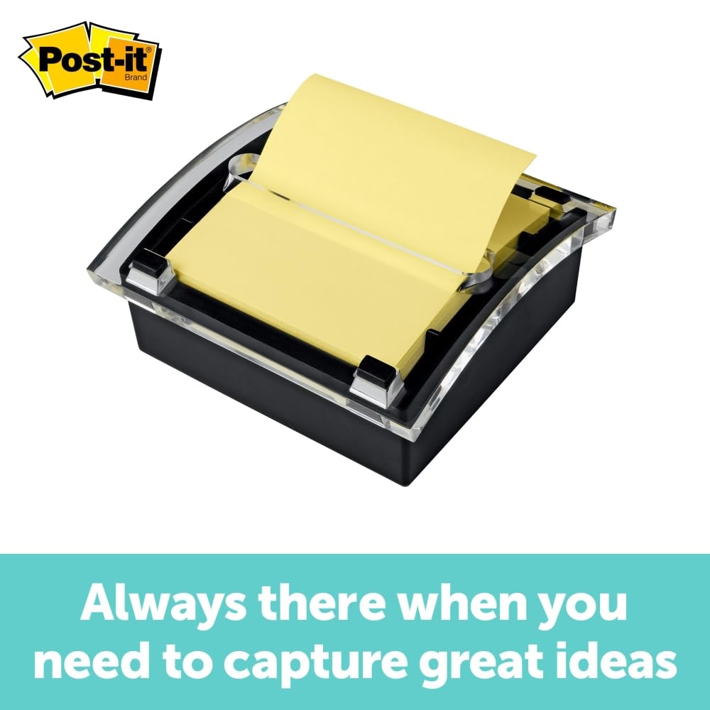 Post-it Greener Notes Recycling Pop-Up Notizen Mine, 3 x 3, Kanarischen YW, 100 Blatt/Pad, 12 Pads/Pack