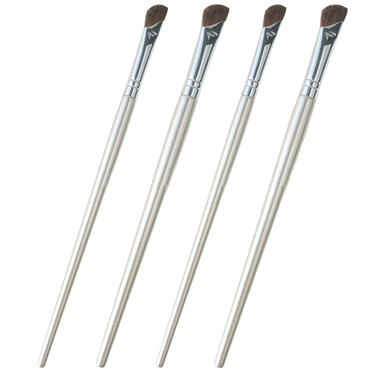 FOMIYES 3sets Angled Eyeshadow Brush Cream Eyeshadow Brush Makeup Makeup Accessory 4pcs*3