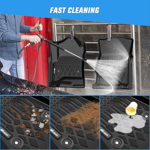 Image of Nilight Floor Mats for Chevy Tahoe GMC Yukon 2015 2016 2017 2018 2019 2020 | (Not for XL) All Weather Custom Fit Heavy Duty Floor Liners