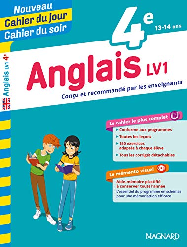 Télécharger 4E ANGLAIS CAHIER DU JOUR CAHIER DU SOIR Livre PDF Gratuit