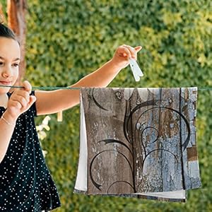 Blue Brown Hand Towels for Bathroom Set of 2 Rustic White Daisy Floral Farmhouse Spring Country Soft Absorbent Kitchen Towels,Decorative Bathroom Towels for Bath,Gym,Spa,Shower 28x14in Blue Brown Hand Towels for Bathroom Set of 2 Rustic White Daisy Floral Farmhouse Spring Country Soft Absorbent Kitchen TowelsDecorative Bathroom Towels for BathGymSpaShower 28x14in