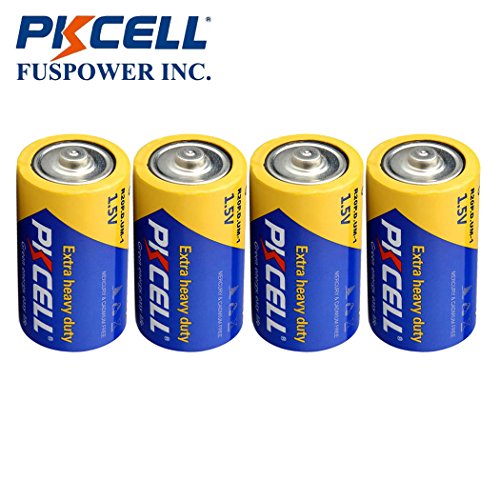 Pkcell 1.5V D Cell Zinc Chloride Battery R20P Um1 D Batteries (10Pc) #TOP1