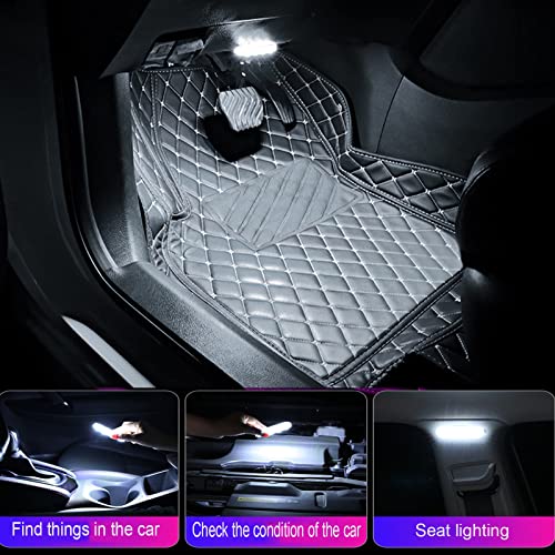 Lámparas LED para interior de auto, 3 piezas, luz cálida miniatura 6