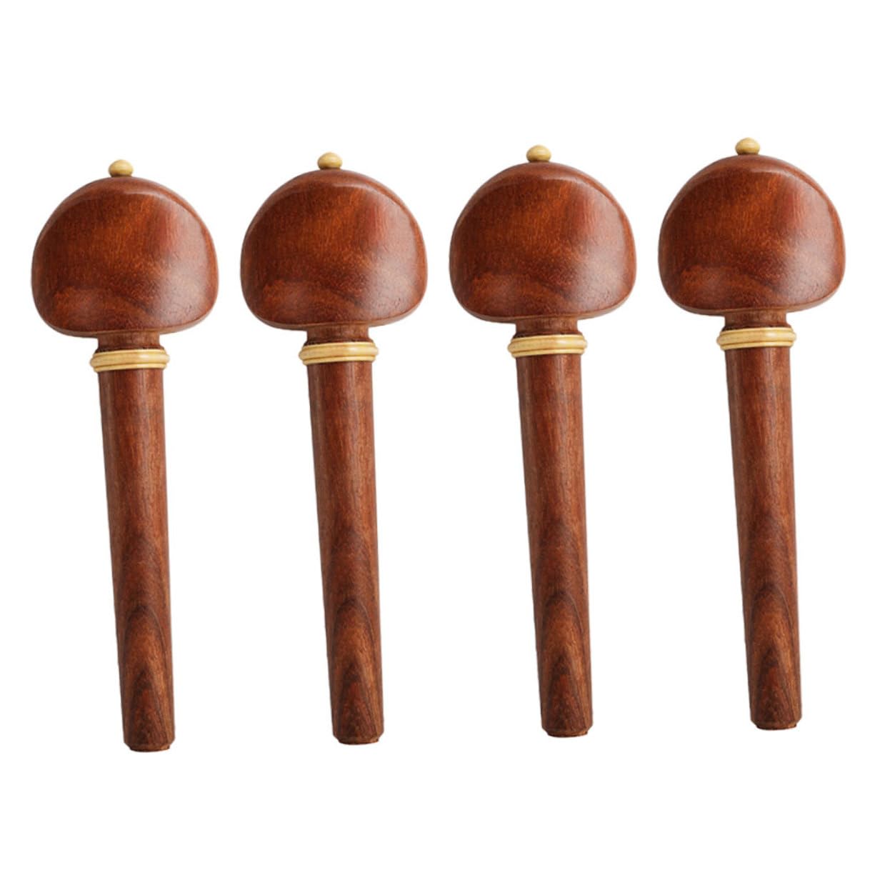 Toyvian Set Da 4 Meccaniche Di Accordatura in Legno Di Palissandro Per Violoncello, Meccanica Per Accordatura Fine Lucido, Accessori Professionali Per Violoncellisti