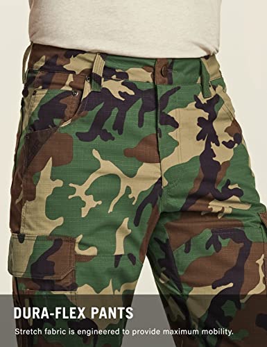 Image of CQR Men's Quick Dry Work Pants, Water Resistant Outdoor Tactical Pants, Lightweight Stretch Cargo Hiking Pants