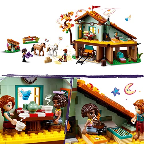 Friends La Scuderia di Autumn con 2 Cavalli Giocattolo, Carrozza e Accessori per l'Equitazione, Fattoria con Animali, Regalo per Bambine e Bambini dai 7 Anni 41745 - Lego - Immagine 3