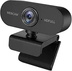 Webcam Camera Full Hd Zoom 1080p 360 Graus Entrada Usb 2.0 Com Microfone Ideal para Videoconferencia Zoom Meet Teams Livestream Aulas online Reunião Skype Premium